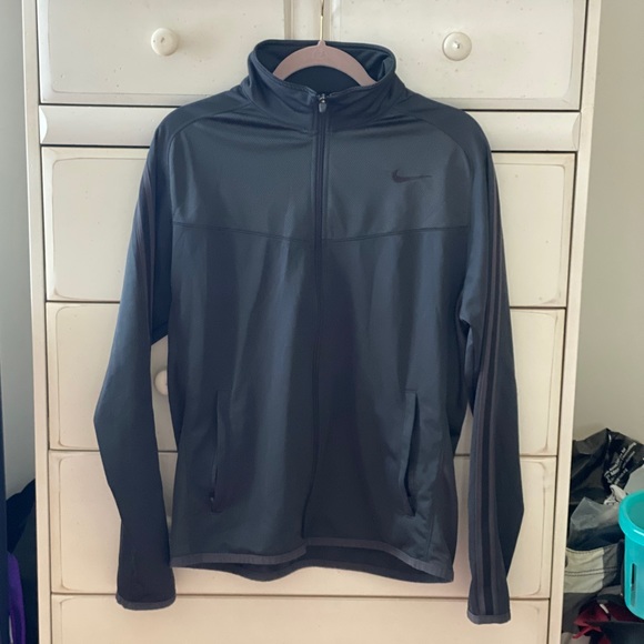 Nike Dark Grey Quarter Zip - Picture 1 of 4